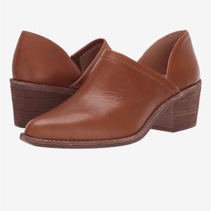 The Brady Lowcut Bootie in English brown saddle leather